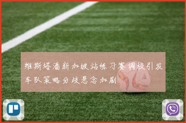 维斯塔潘新加坡站练习赛调校引发车队策略分歧悬念加剧